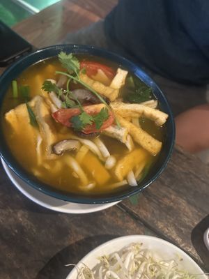 Sweet and Sour Noodle Soup  at Mingle Cafe in Hue