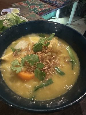 Vietnamese yellow Curry   at Mingle Cafe in Hue