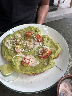 Avocado Toast Sea Salt&Pepper   at Mingle Cafe in Hue