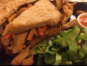 Sandwich  at Zrno Bio Bistro in Zagreb