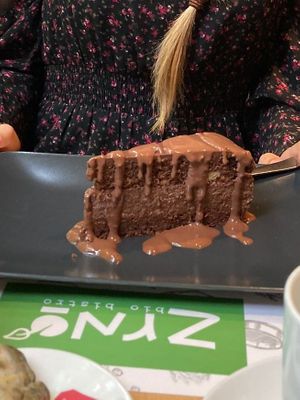 Chocolate tempation - don't be tempted, it's not good at Zrno Bio Bistro in Zagreb