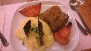 seasonal offer - sarma!  at Zrno Bio Bistro in Zagreb