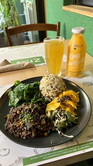 Macroplate  at Zrno Bio Bistro in Zagreb