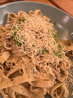 Greenpeace Pasta   at Zrno Bio Bistro in Zagreb