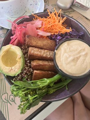 quinoa Buddha  at Zrno Bio Bistro in Zagreb