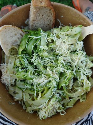 One of the pastas, don't remember which exactly, but it was delicious! at Zrno Bio Bistro in Zagreb