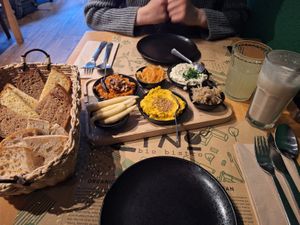 Zrno mezze at Zrno Bio Bistro in Zagreb