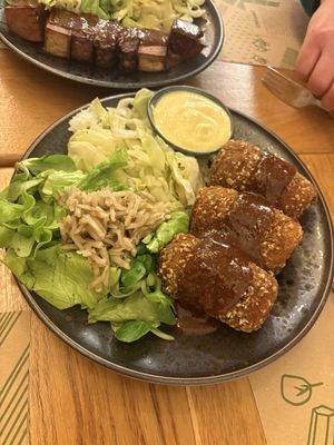 Cordon bleu  at Zrno Bio Bistro in Zagreb