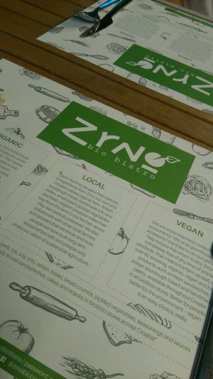 Zrno  at Zrno Bio Bistro in Zagreb