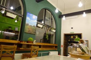 ... at Zrno Bio Bistro in Zagreb