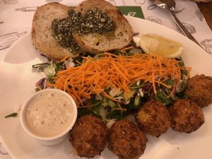 Falafel  at Zrno Bio Bistro in Zagreb