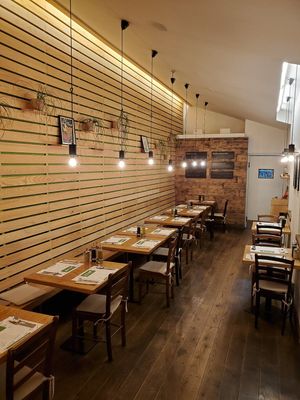 Room one at Zrno Bio Bistro in Zagreb