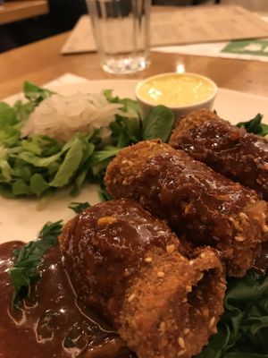 Cordon bleu at Zrno Bio Bistro in Zagreb