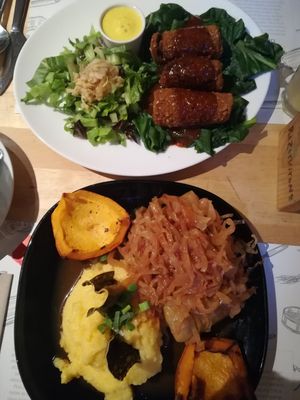 Vegan Sarma (seasonal dish which is not on the menu-ask for it!) at Zrno Bio Bistro in Zagreb