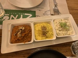 Spreads at Zrno Bio Bistro in Zagreb