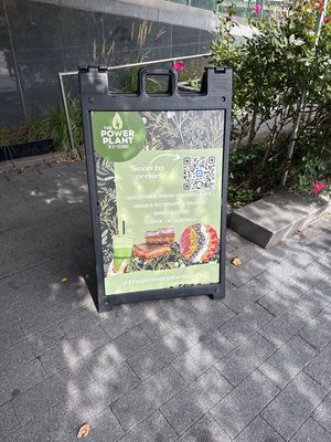 Outside Sign  at The Power Plant Cafe - Christopher Columbus Dr in Jersey City