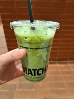 Matcha latte at Super Matcha - Starfield Suwon Flagship Store in Suwon