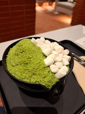 Matcha bingsu at Super Matcha - Starfield Suwon Flagship Store in Suwon