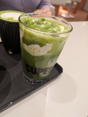 Oat cream matcha latte at Super Matcha - Starfield Suwon Flagship Store in Suwon
