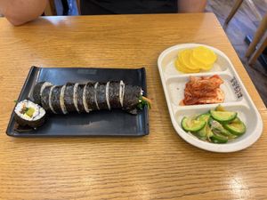   at Gimbap Cheonguk in Seogwipo