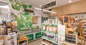 Interior at Verde Natural Market in Lima