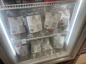 Fridge at Verde Natural Market in Lima
