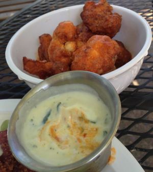 Buffalo cauliflower bites! at Lulu's Local Eatery in St Louis