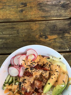 Sushi bowl  at Lulu's Local Eatery in St Louis