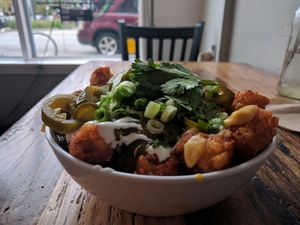 loaded nacho tots at Lulu's Local Eatery in St Louis