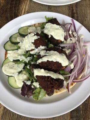 Sweet potato falafel  at Lulu's Local Eatery in St Louis