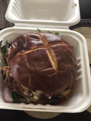 Take way blue burger  at Lulu's Local Eatery in St Louis