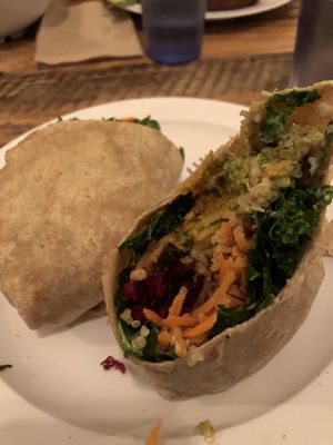 Winter root wrap  at Lulu's Local Eatery in St Louis