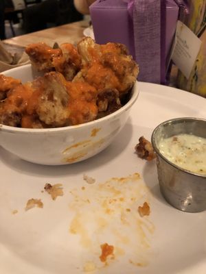 Buffalo cauliflower bites  at Lulu's Local Eatery in St Louis