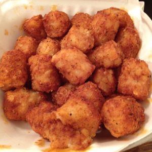 Cajun tots with extra Cajun spices = perfection at Lulu's Local Eatery in St Louis