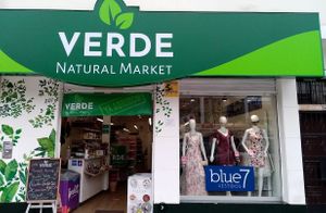 Frontage at Verde Natural Market - Magdalena in Lima