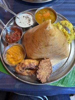 Masala dosa set   at Malabar Kitchen in Kobe