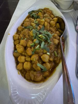 Vegan Chana Masala  at Taj of India Cuisine in Washington
