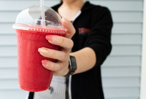 Frozen Fruit Lemonade at Tandem Bagel Company in Easthampton