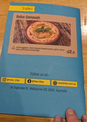  at Meso Bites in Melbourne