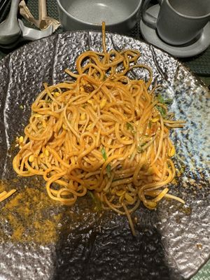 Noodles  at Dishui Fang Vegetarian Restaurant - 滴水坊素食 - Maybe closed in Guangzhou