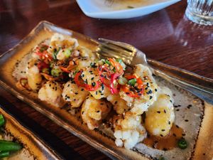 Miso cauliflower at Sugarlane Restaurant in Lane Cove
