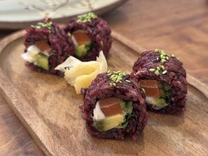 From Vegan sushi bar  at Vegan Food Tour Amsterdam in Amsterdam