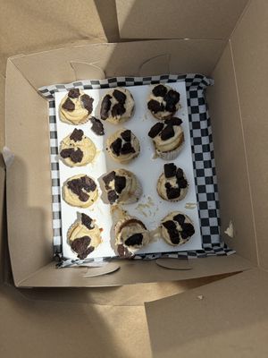 Baby Buns - Brownies and Peanut Butter frosting   at Cinnaholic - Union Station in Toronto
