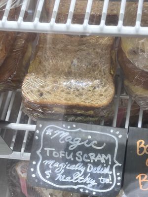 Tofu sandwich  at Moments Coffee Bar & Eatery in Swannanoa