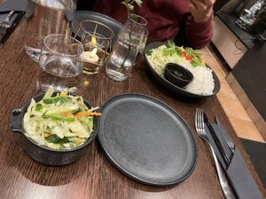 Extra salad and lemongrass tofu wok  at Am Thuc Viet in Gothenburg