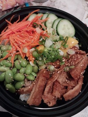 VCC 2025: sweet buddha bowl at Nami Poke  in Springfield