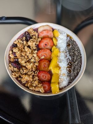 Açai bowl at Blue Berry in Puerto Viejo De Talamanca