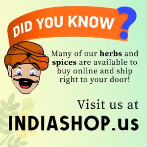 Buy herbs, spices, tea, and so much more at IndiaShop.us at India Sweets and Spices in Los Angeles