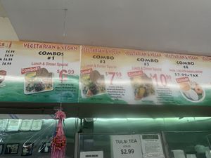 Convos menus  at India Sweets and Spices in Los Angeles