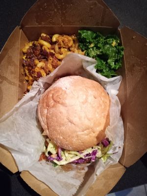 Bar-B-Que Plate. at Liberation Kitchen in Chicago